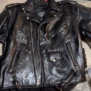 Diamond Supply Co. Real Leather Jacket